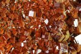Deep Red Vanadinite Crystal Cluster - Morocco #157042-2